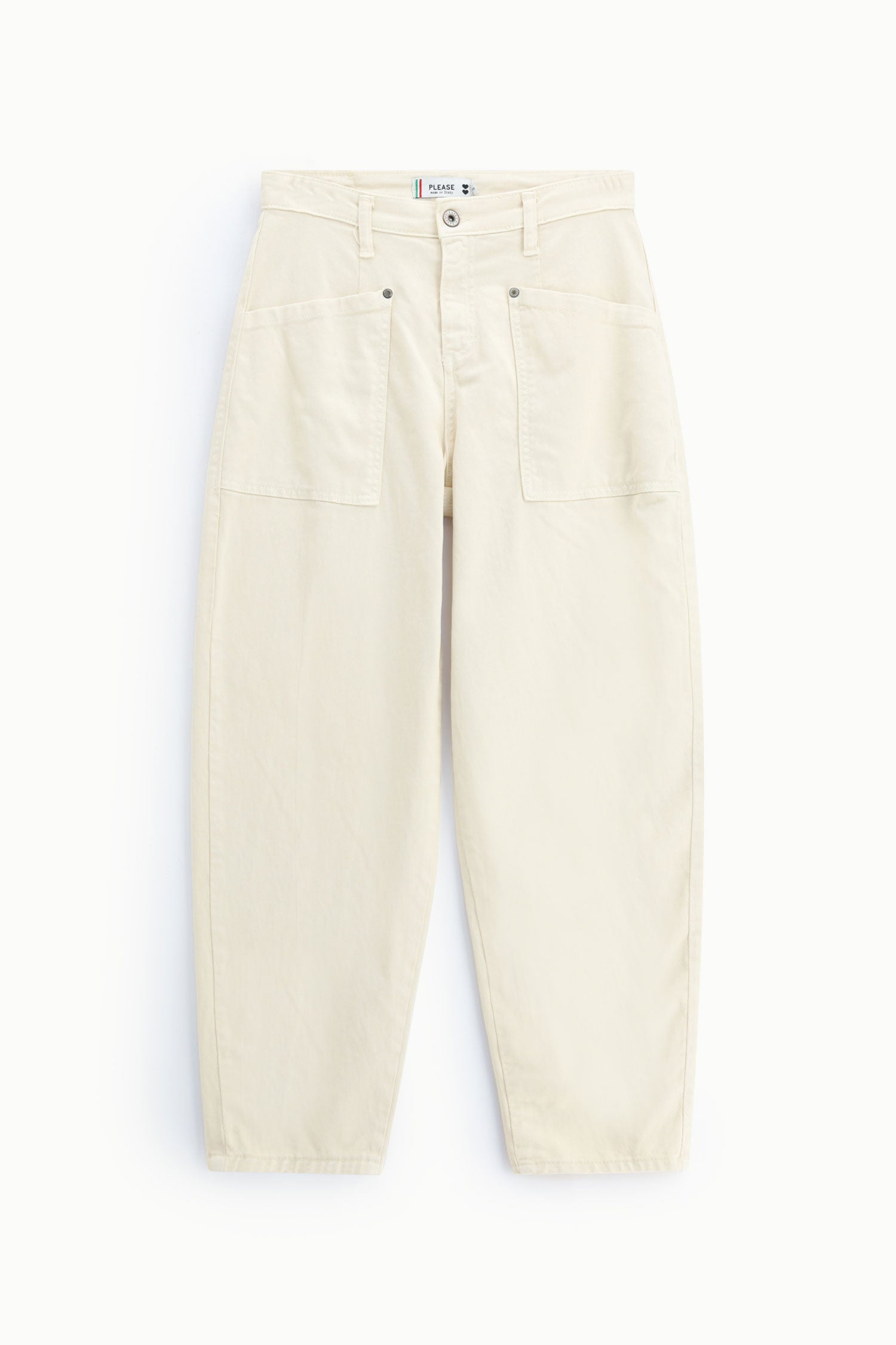 Pantalon ballon en Tencel ecru Please Femme vue produit