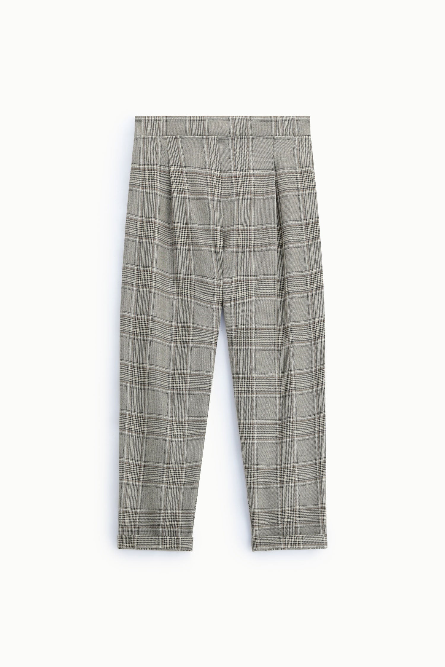 Pantalon beige et chocolat Please Femme vue produit