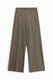 Image de Pantalon baggy en drap sergé rayé lurex – Femme