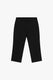 Image de Pantalon capri à fente d'ourlet noir – Femme