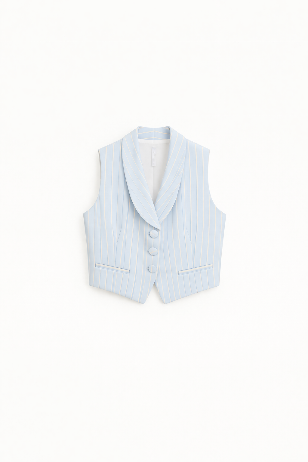 Gilet de tailleur ajusté à rayures tennis – Imperial