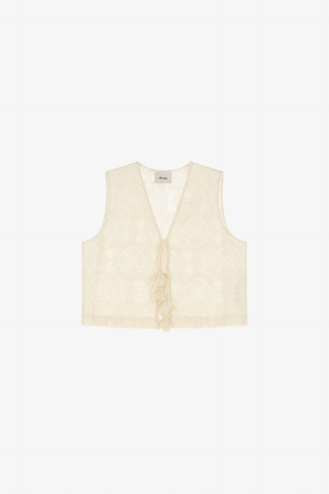 Dixie Gilet Panna Lag4wvu