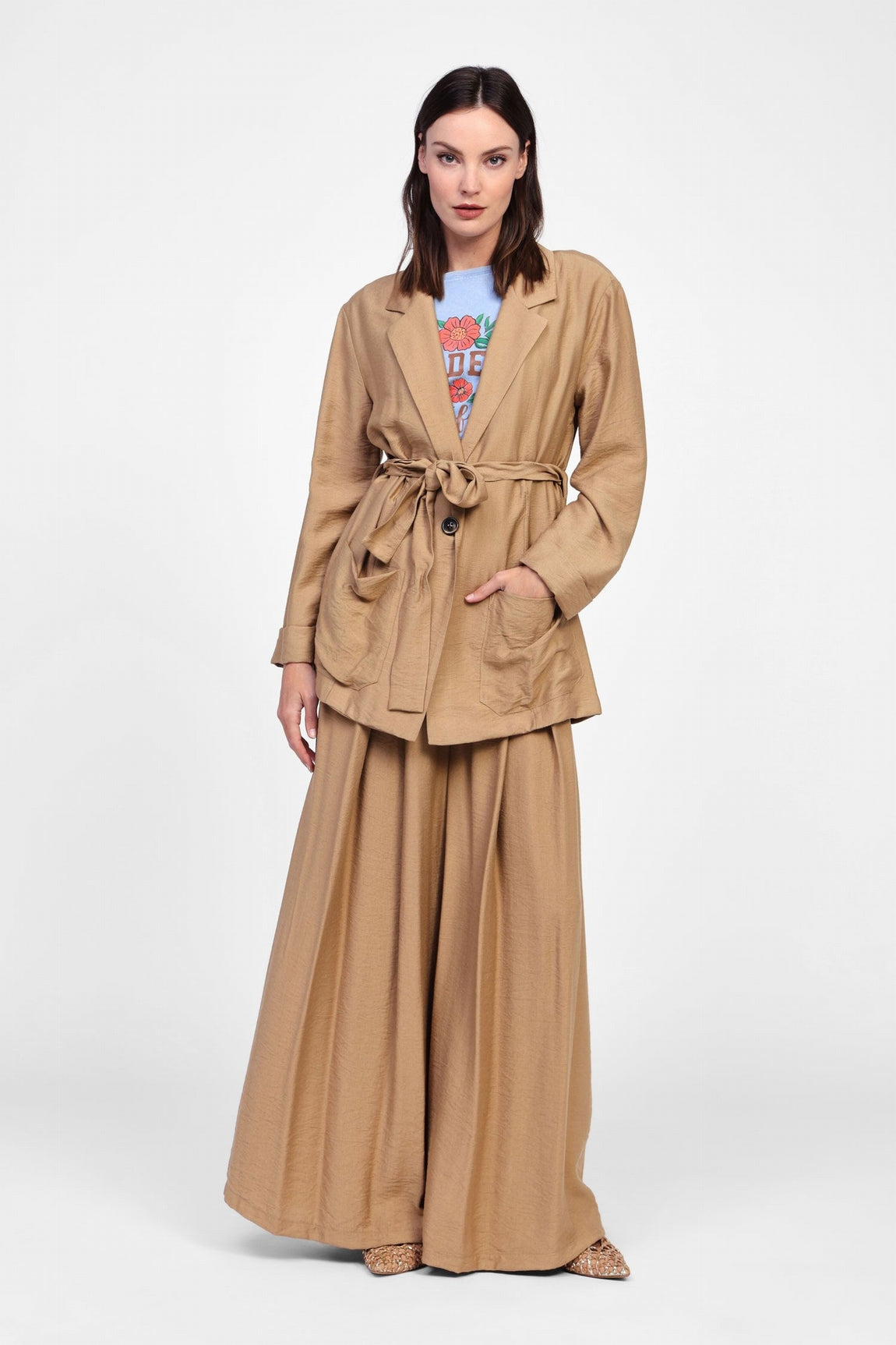 Dixie Pantalon Camel Pdlijrea