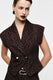 Image de Gilet blazer sans manches imprimé panthère – Femme