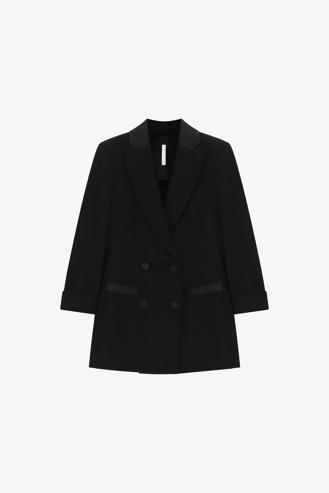 Blazer de smoking cérémonie manches 3/4 noir – Imperial Femme