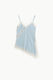 Image de Caraco asymétrique en crêpe satin et dentelle – Imperial Femme