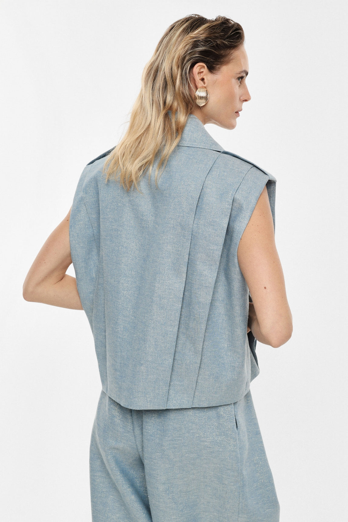 Imperial Gilet Azzuro Ld12ljioro