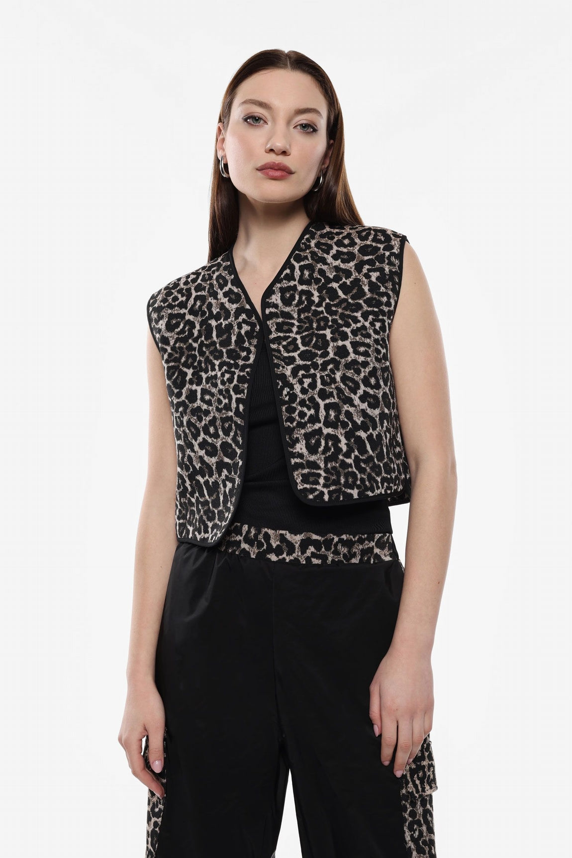 Imperial Gilet Beige/Nero Lc55jbz