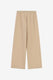 Image de Pantalon palazzo rayé crêpe beige – Imperial Femme