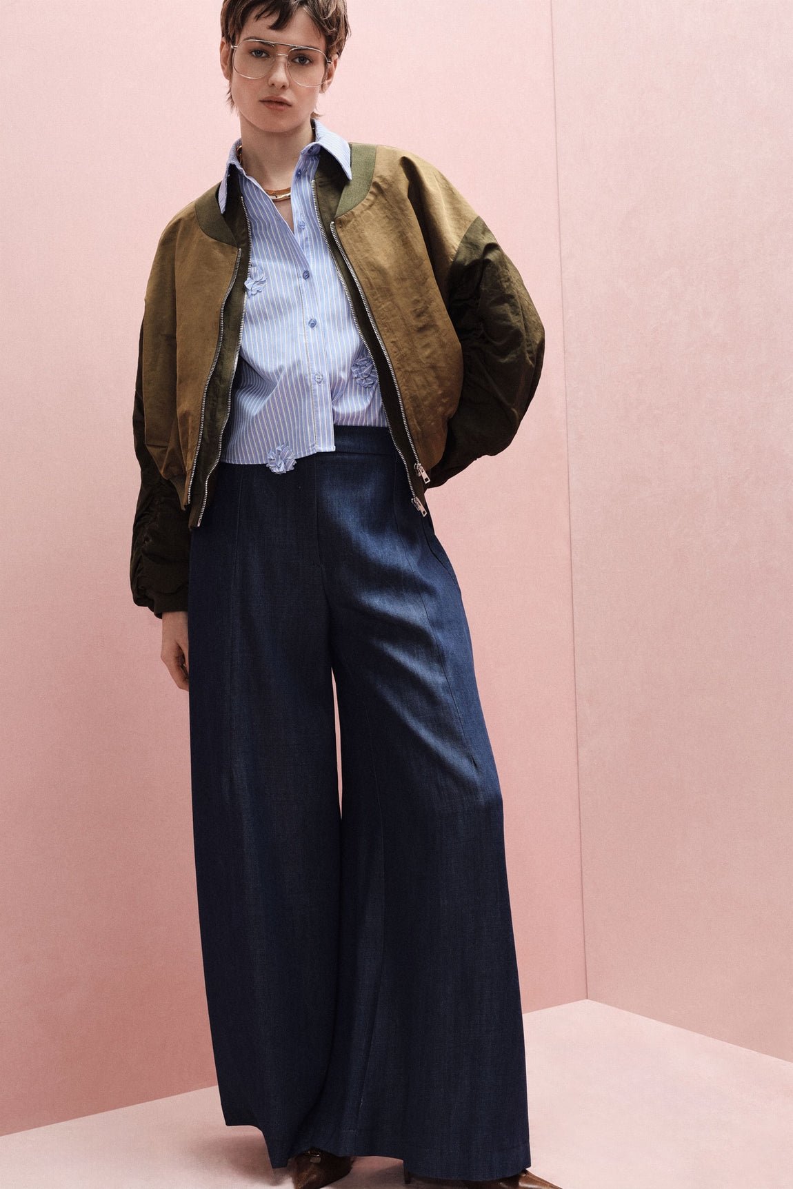 Imperial Pantalon Blu Denim P9a0laz