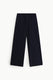 Image de pantalon palazzo a taille elastiquée en crepe - Imperial