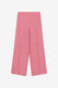 Image de Pantalon palazzo fluide taille haute rose poudré – Femme