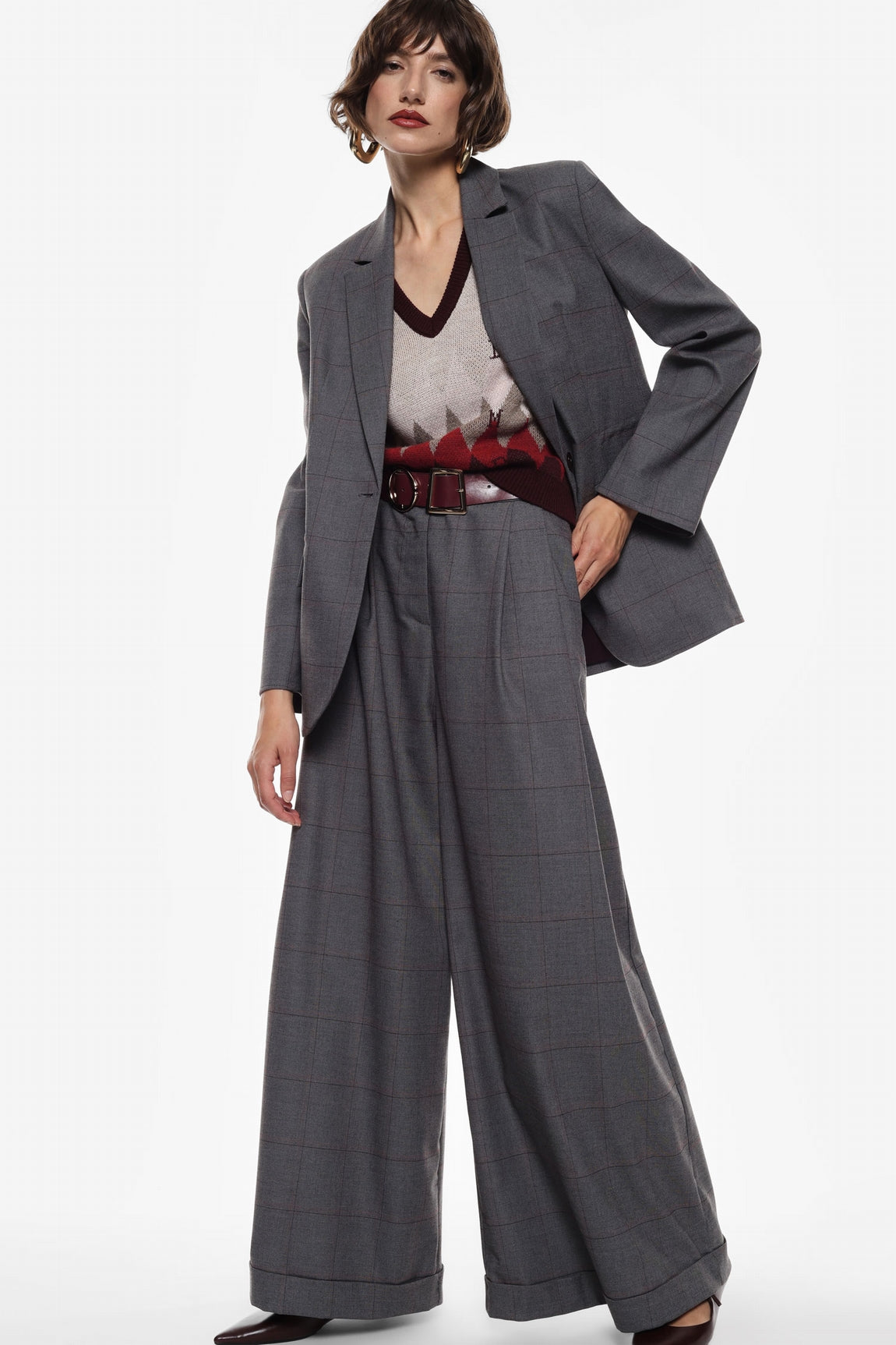 Imperial Pantalon Grigio Pez8kbc