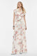Image de Imperial femme - Pantalon Palazzo ecru imprimé floral