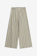 Image de Pantalon Palazzo Rayé en Piqué de Coton - Imperial Femme | Imperial Gallery