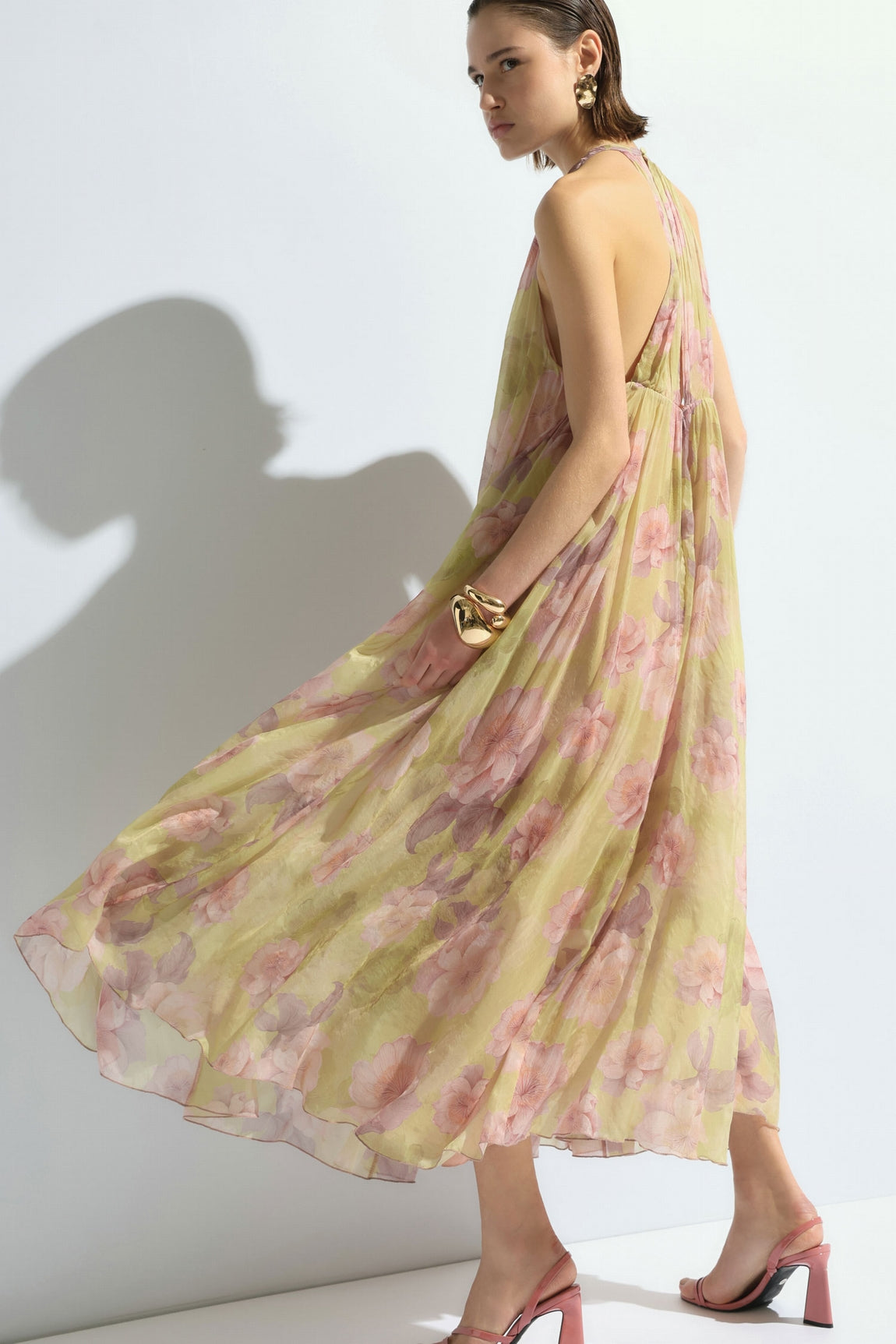 Imperial Robe Lime/Rosa Afcwjwc