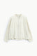 Image de Bomber oversize col satin écru – Femme