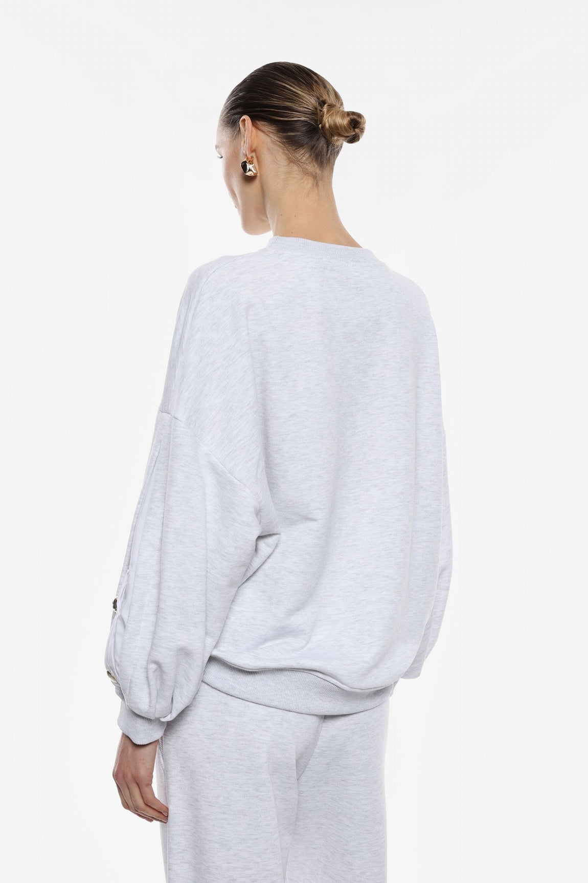 Imperial Sweat-shirt Grigio Melange F107jfy