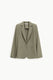 Image de Blazer tailleur rayé coupe droite un bouton - Please