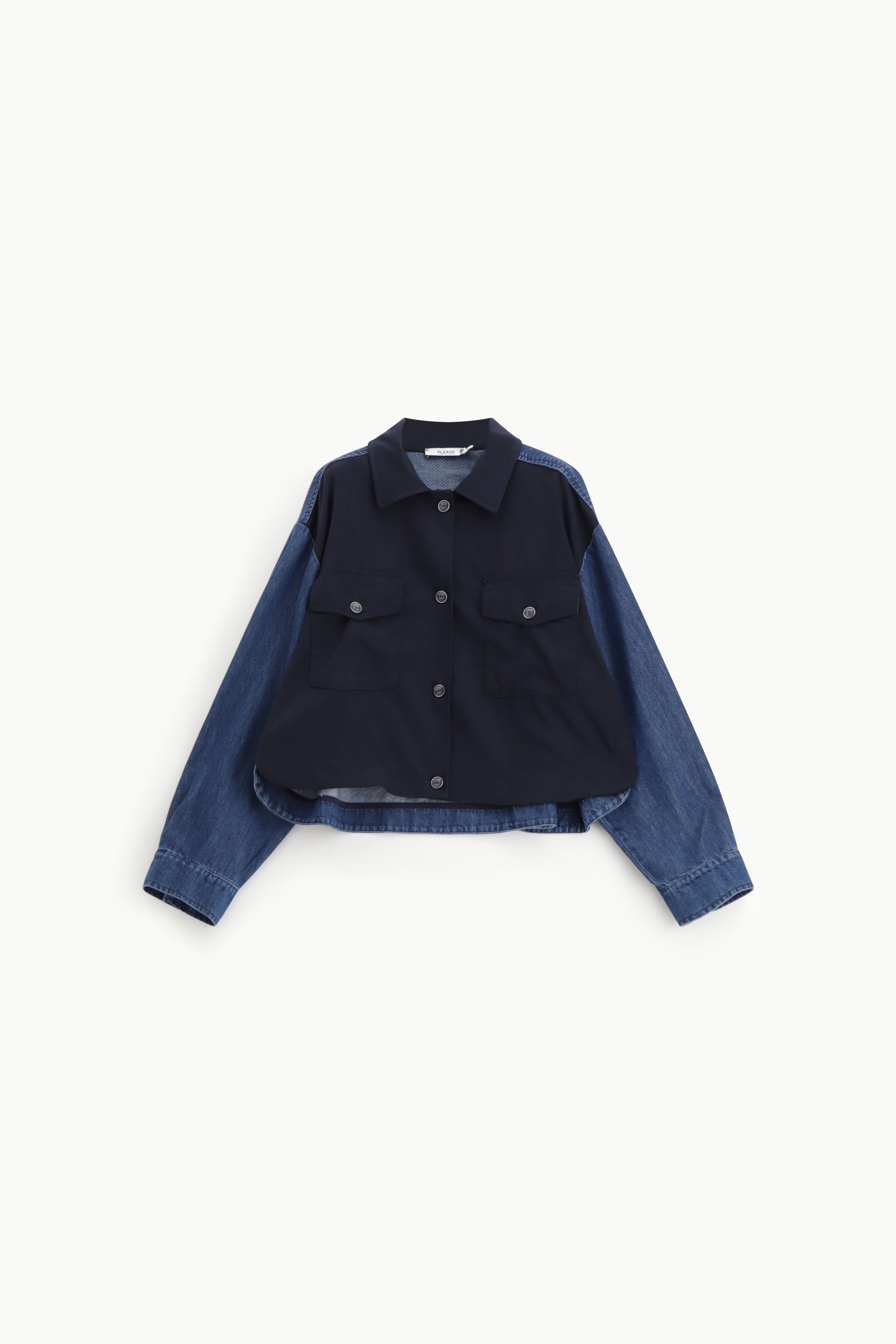 Please Blouson Blu V0nqbalc91