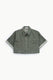 Image de Veste en jean courte manches larges Kaki