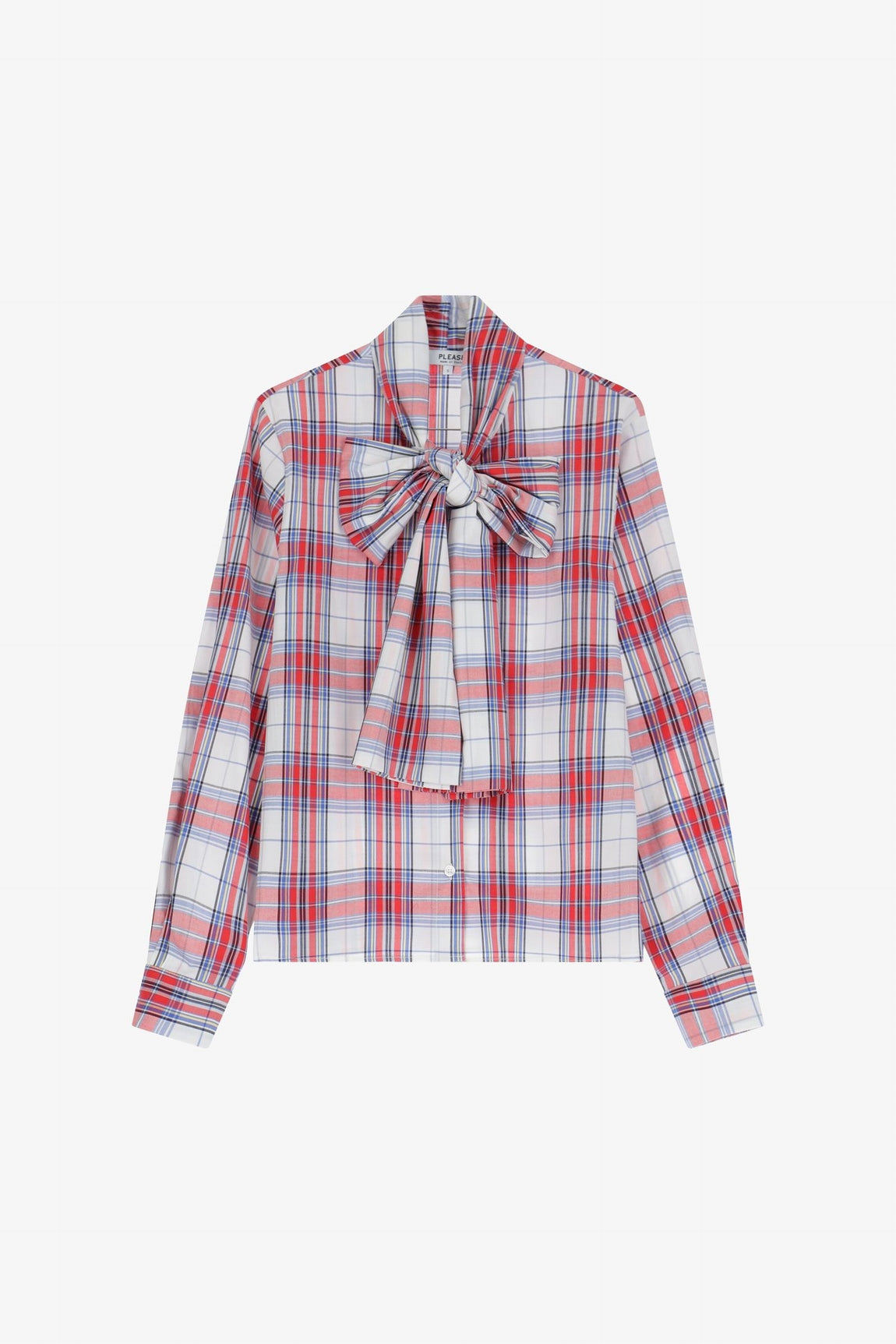 Please Chemise Azzurro/Rosso C975gg05