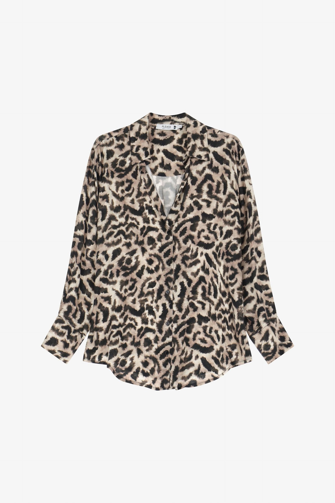 Please Chemise Beige/Nero C0xhddk000