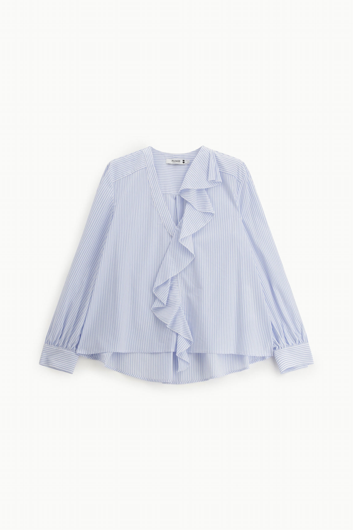 Please Chemise Bianco/Azzurro C1mjdwt000