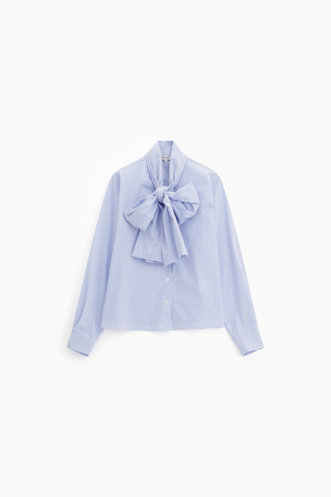 Please Chemise Bianco/Blu C975gg01