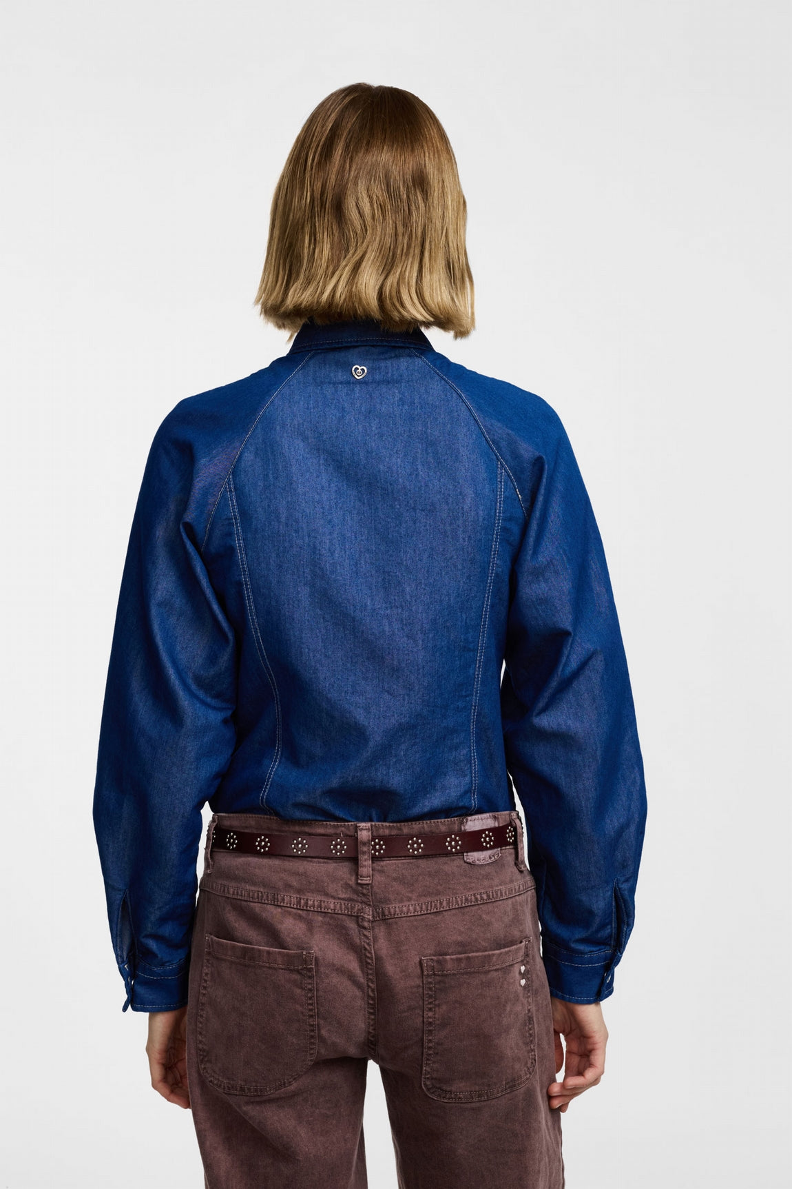 Please Chemise Blu Denim C1lfbujc91