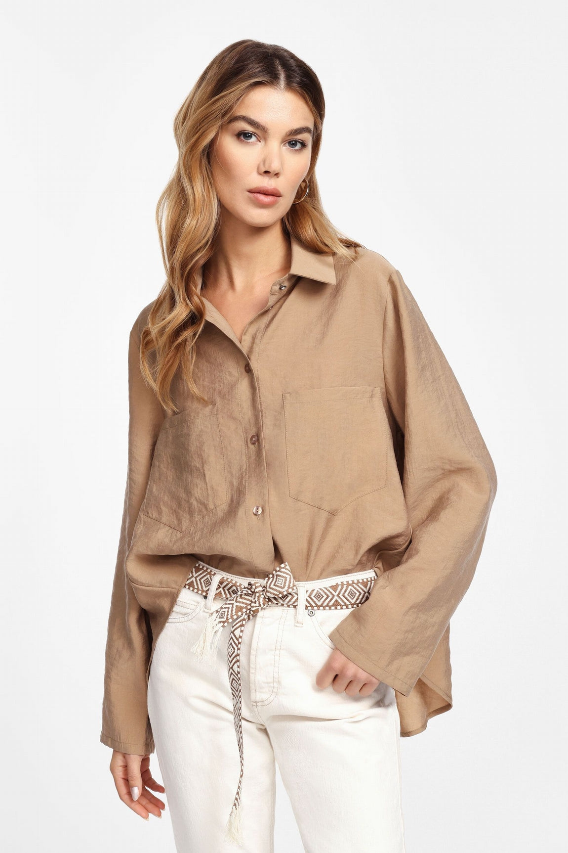 Please Chemise Cammello C0ttasd000