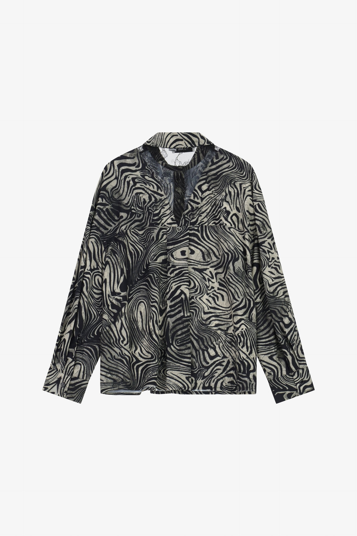 Please Chemise Nero/Grigio C1j1dkr000