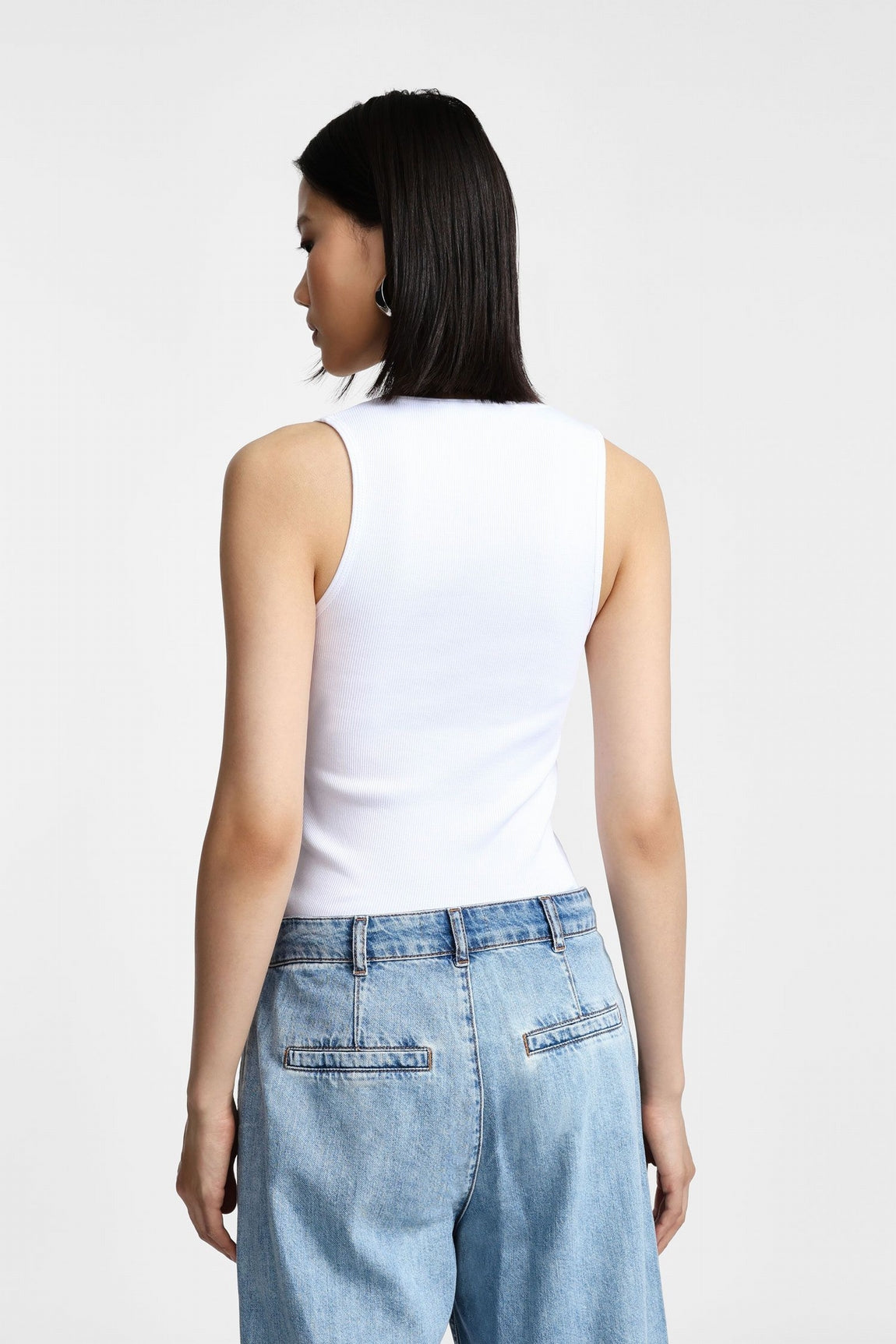 Please Debardeur Bianco R8555mod15