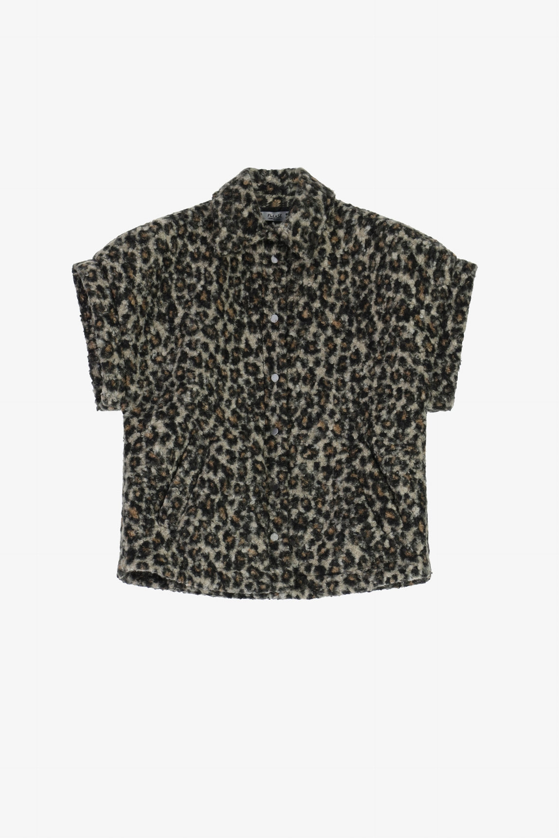 Please Gilet Beige/Nero L0c0ds0000