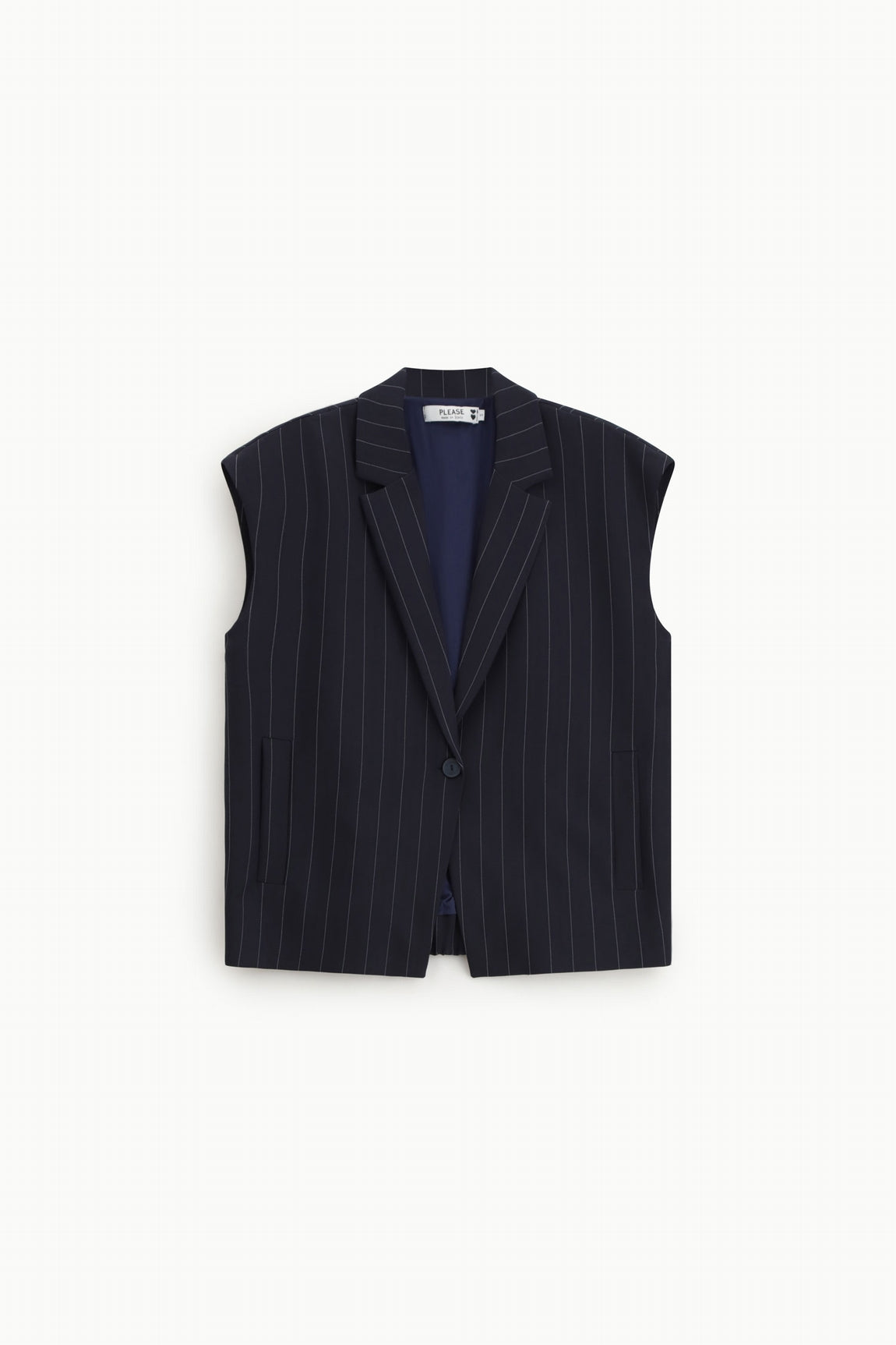 Please Gilet Blu L0dsdfu000