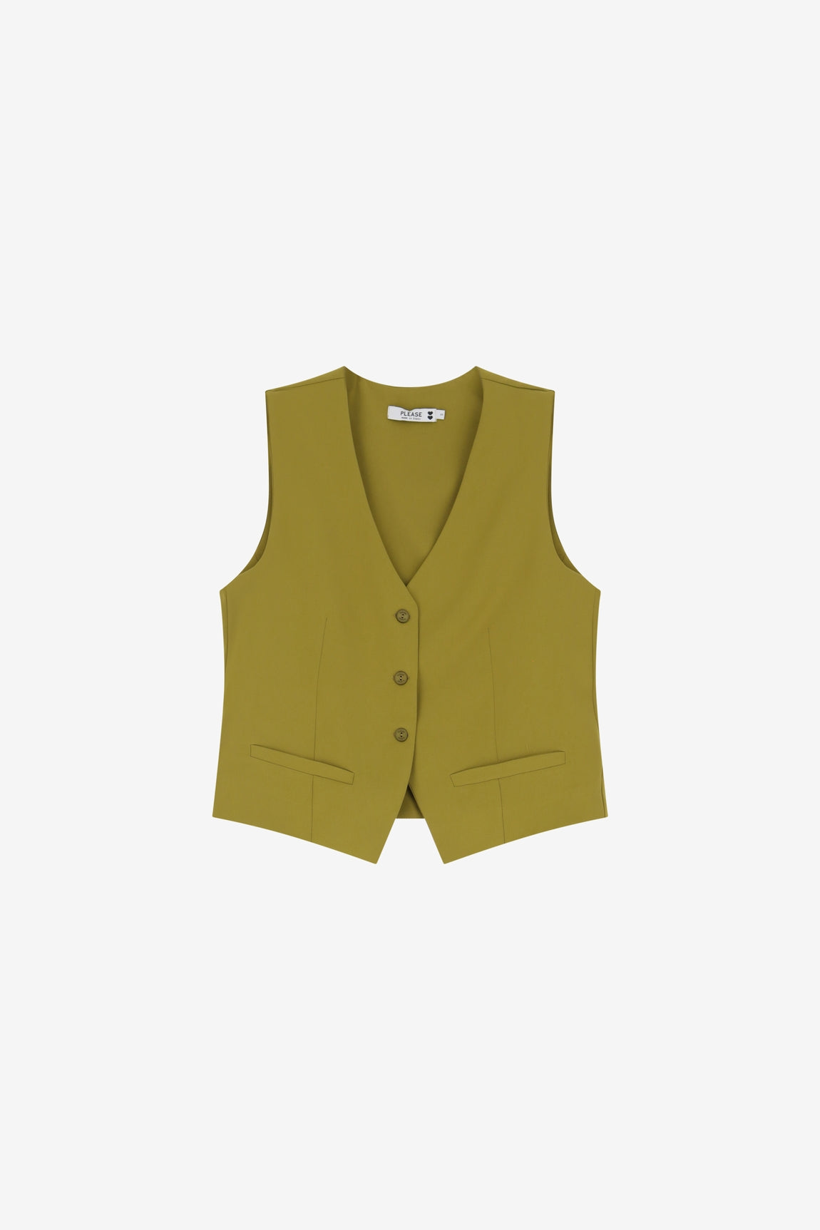 Please Gilet Mostarda L0c9csi000