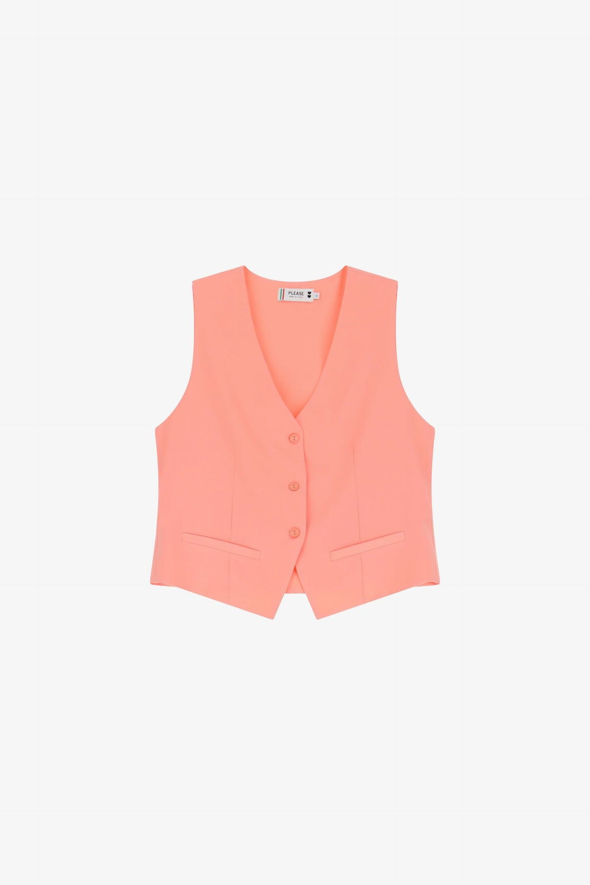 Please Gilet Salmone L0c9bu5000