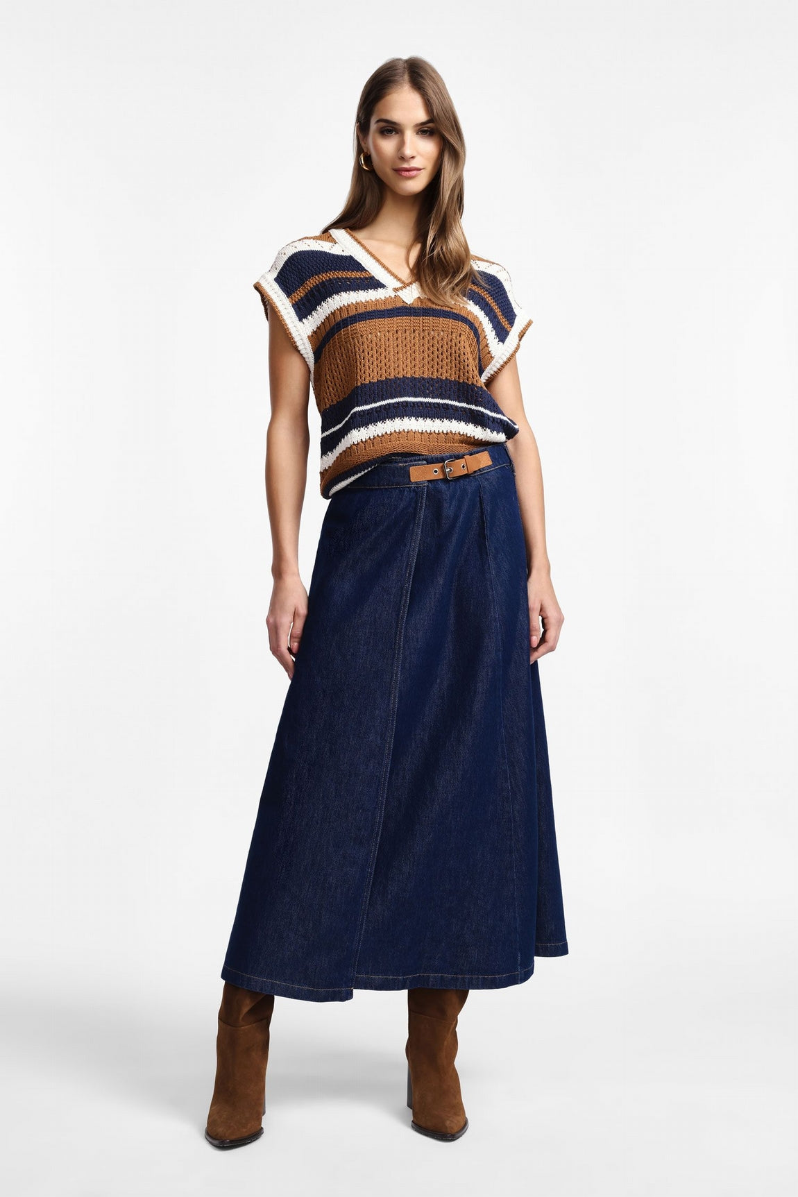Please Jupe Blu Denim G5kvcqzc91