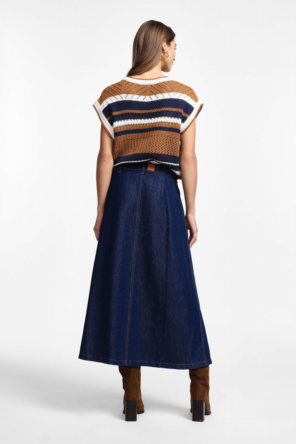 Please Jupe Blu Denim G5kvcqzc91