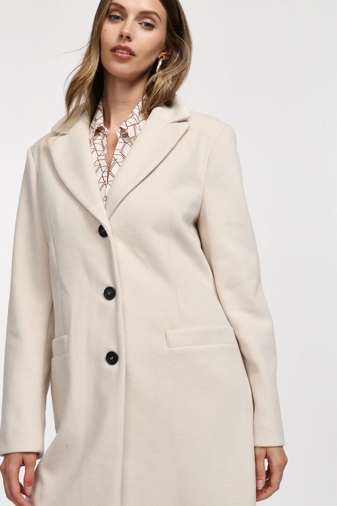 Please Manteau Latte K0fbqy4000