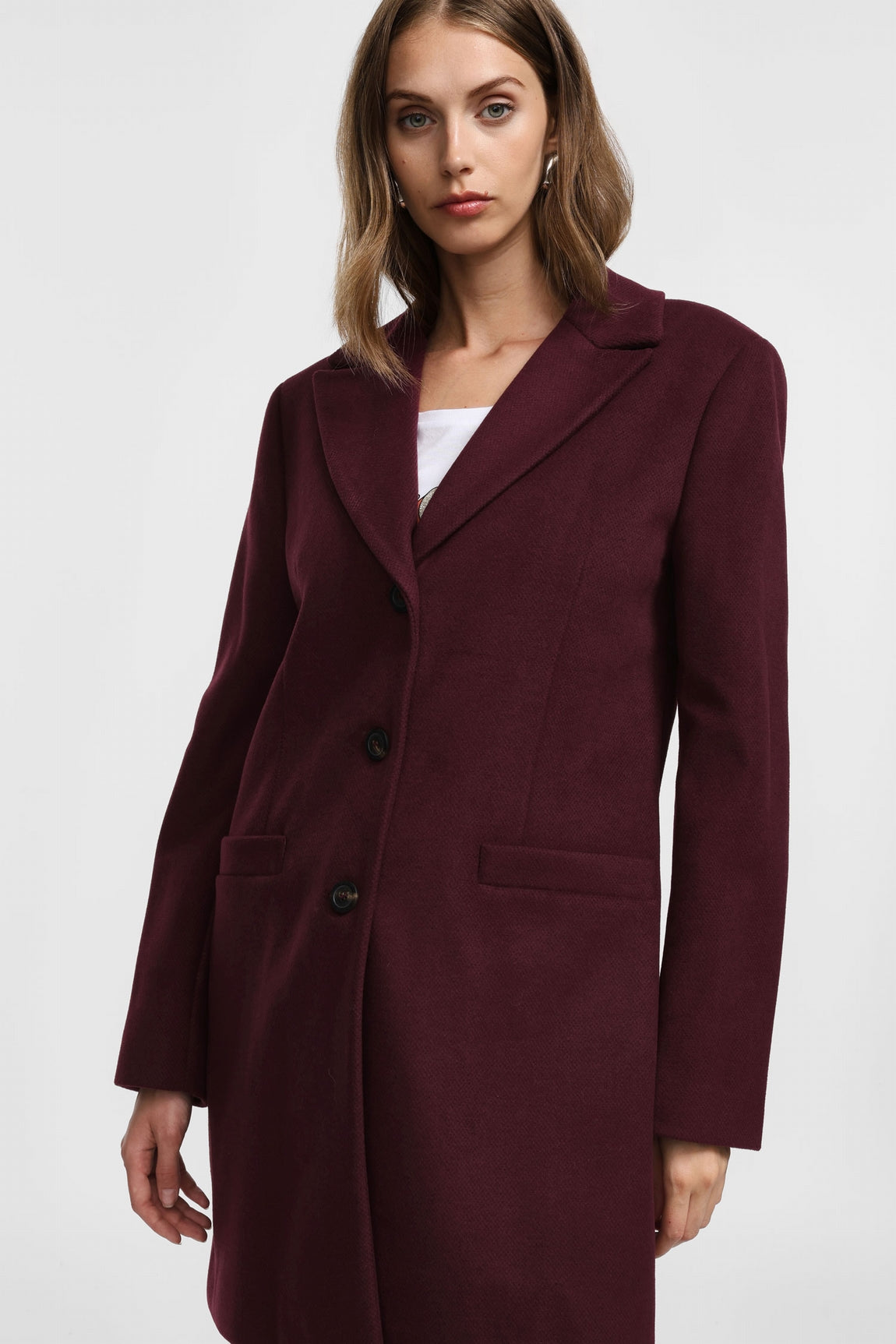 Please Manteau Vino K0fbqy4000