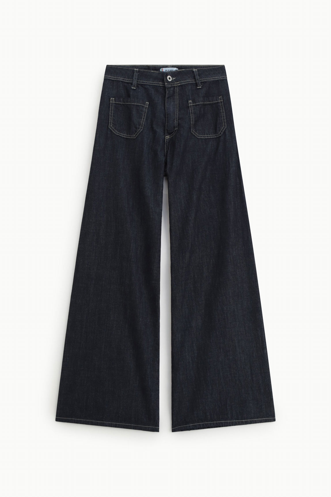 Please Pantalon Blu Denim P00yzs7c10
