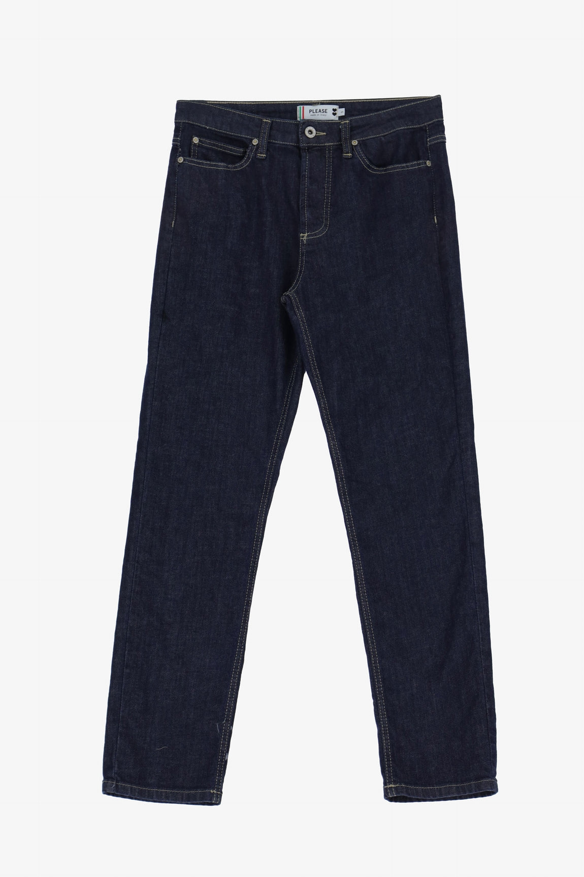Please Pantalon Blu Denim P0x5bq2pzg