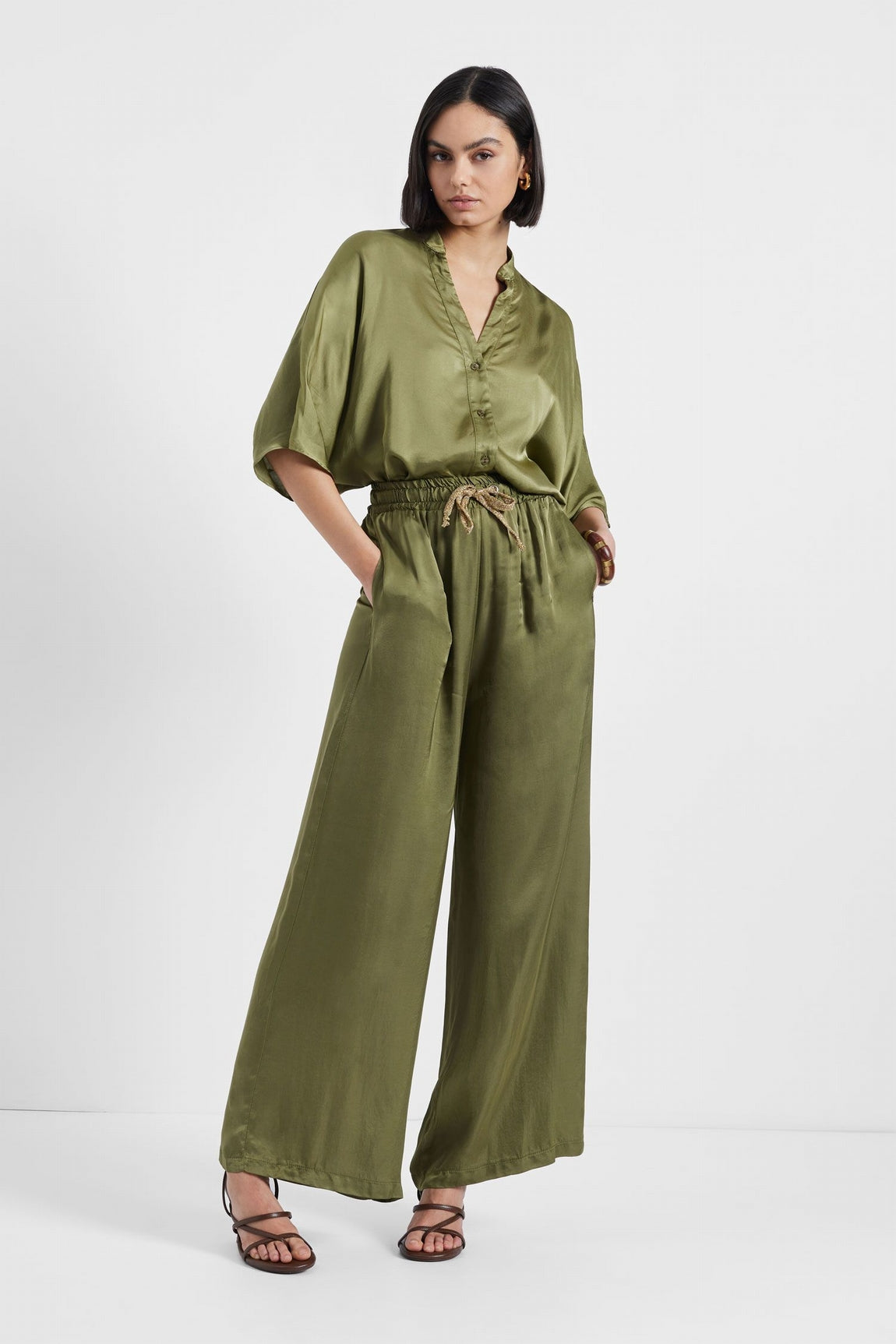 Please Pantalon Moss Stone P1mrcevca8