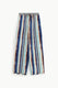Image de Pantalon palazzo rayé taille élastiquée – Please Femme