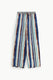 Image de Pantalon palazzo rayé taille élastiquée – Please Femme