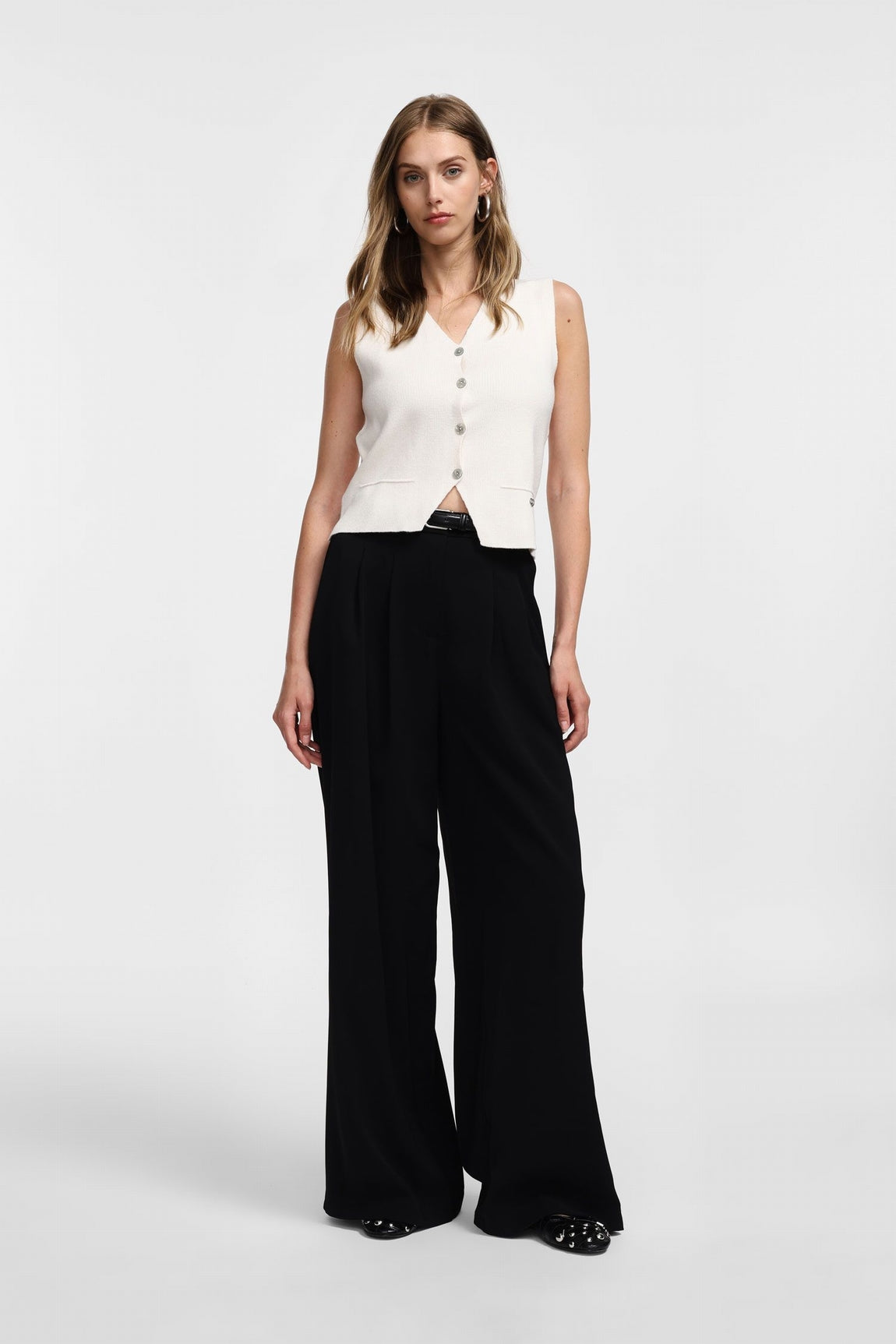 Please Pantalon Nero P975ff93n