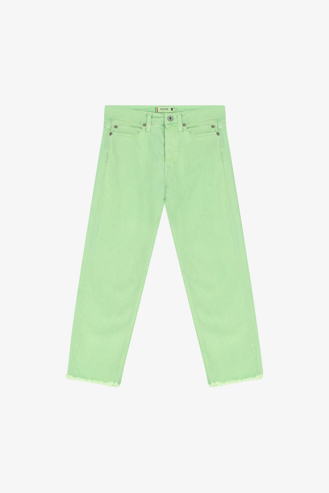 Please Pantalon Verde Fluo P6ajho2cbd