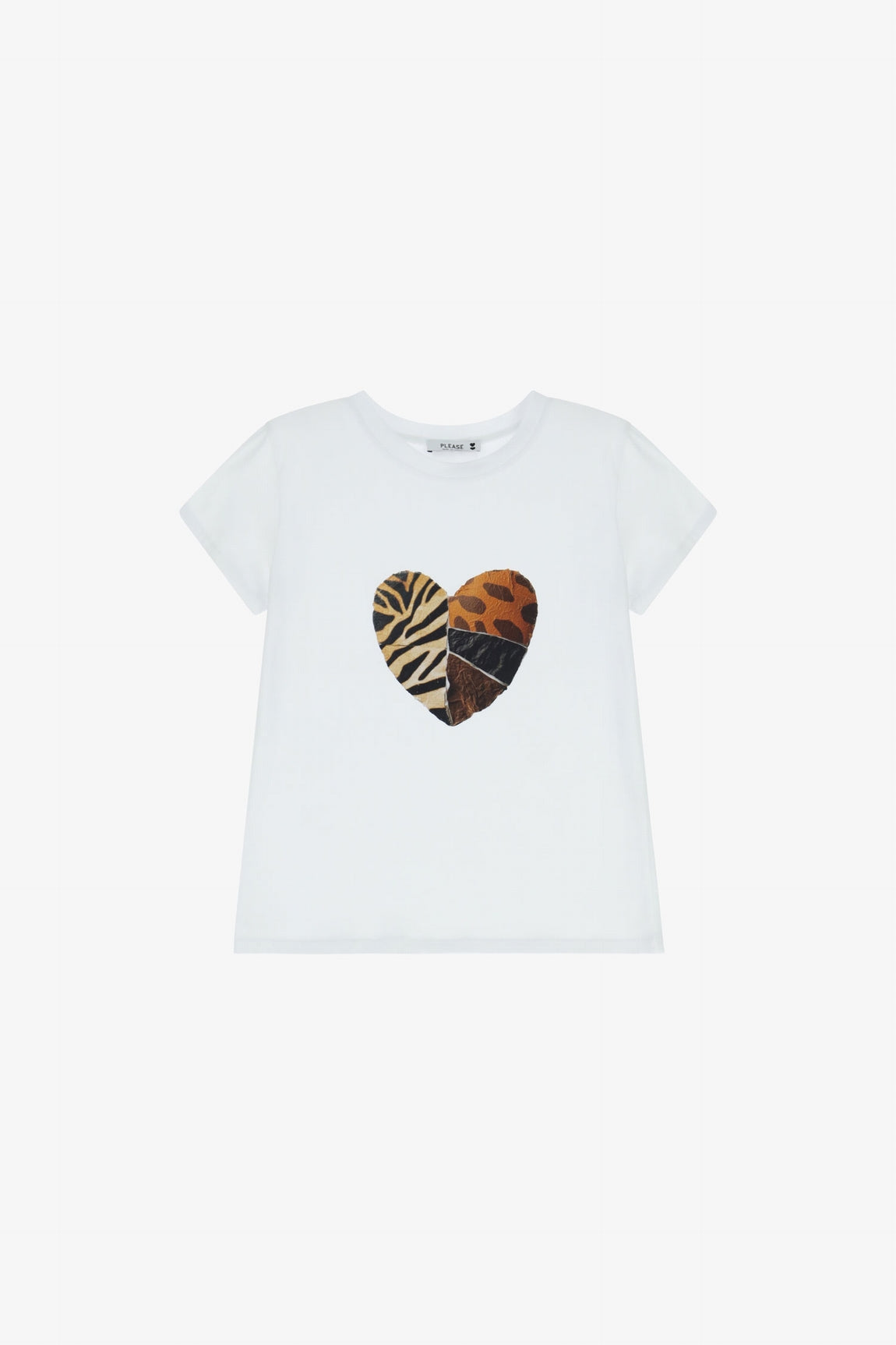 Please T-shirt Bianco T5012ic434