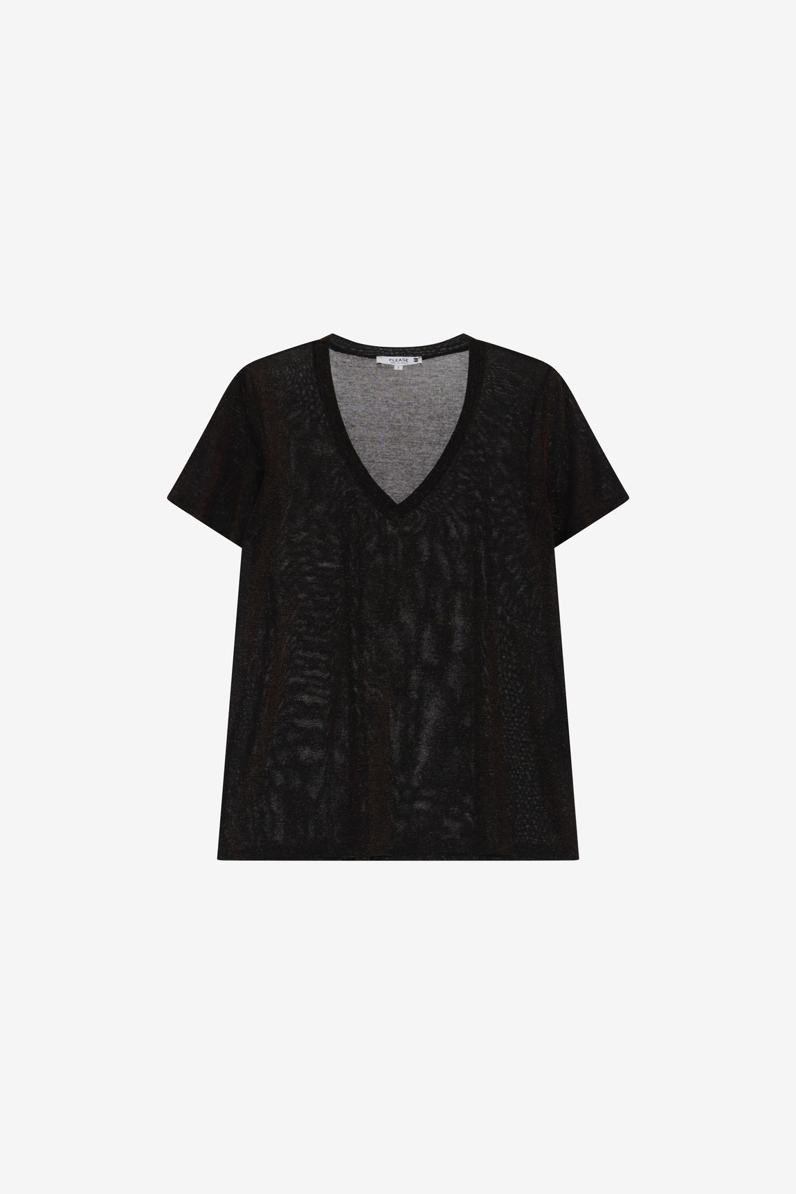 Please T-shirt Marrone T0ayop0000